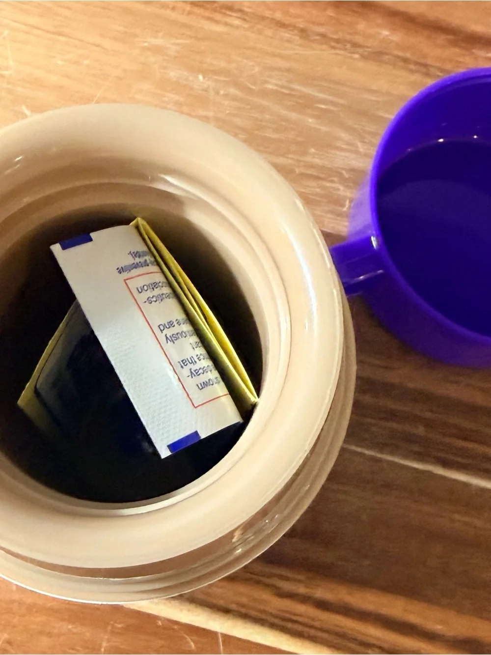 Unused Purple-Top Troll Thermos with Illustrated Troll Design - Picture 7 of 9